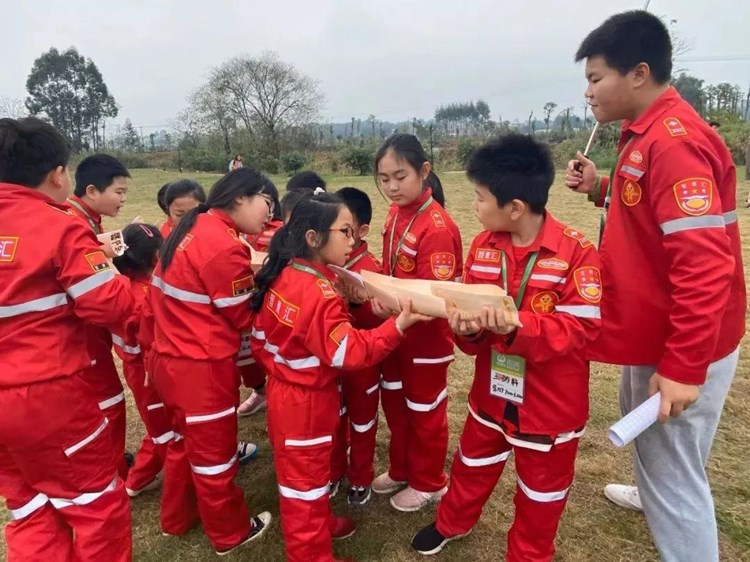 晋鹰汇—少年领袖特训营—团结协作摘柑橘