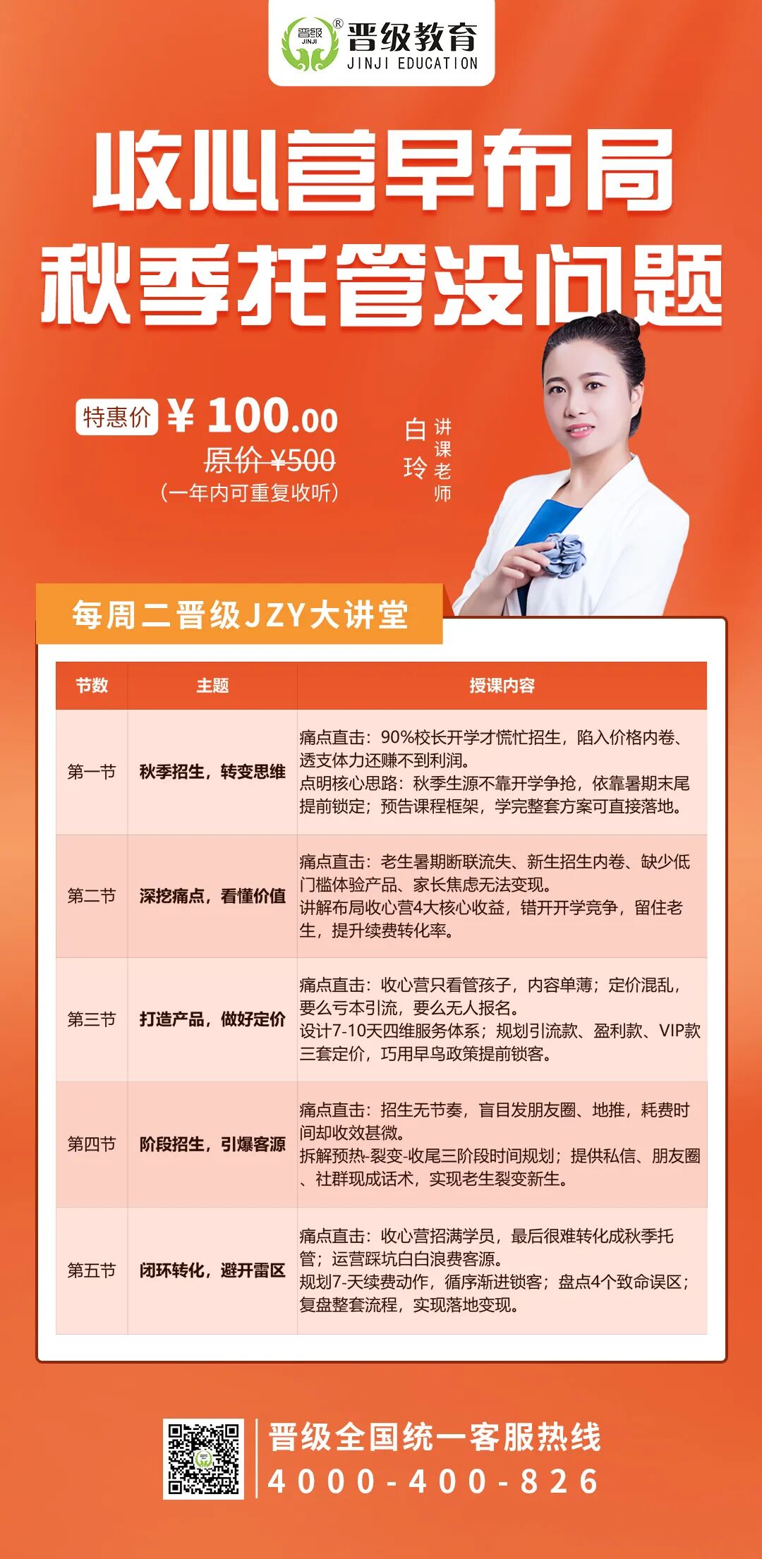 第662期JZY大讲堂为您带来:收心营早布局,秋季托管没问题 第662期JZY大讲堂为您带来:收心营早布局,秋季托管没问题
